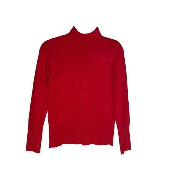 French Connection Babysoft Roll Neck Sweater Mars Red Size XS Extra Small - Picture 1 of 6